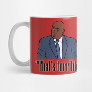 Charles Barkley "That's Turrible" Mug